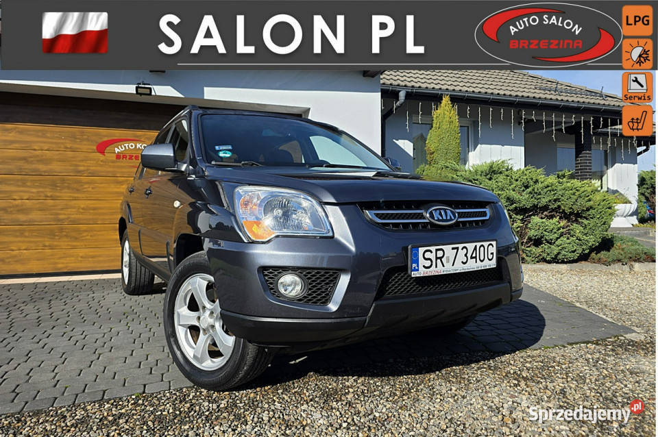 Kia Sportage LPG dodatkowy komplet opon Hak II ABS śląskie Rydułtowy