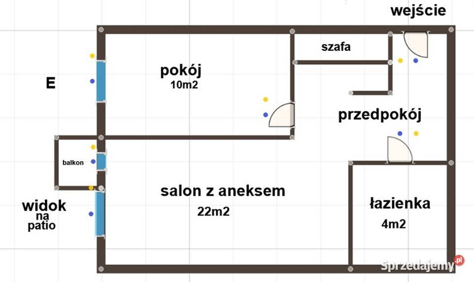 Mieszkanie 40m22pbalkonwinda komórka Ołbin Wrocław