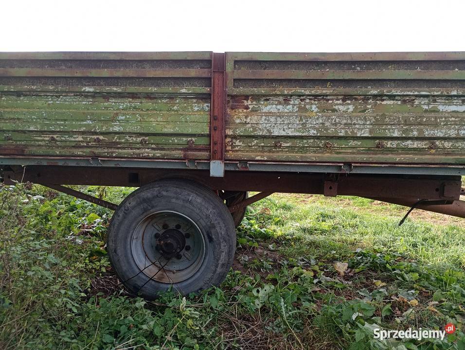 Przyczepa wywrotka jednoosiowa Przyczepy rolnicze Sejny