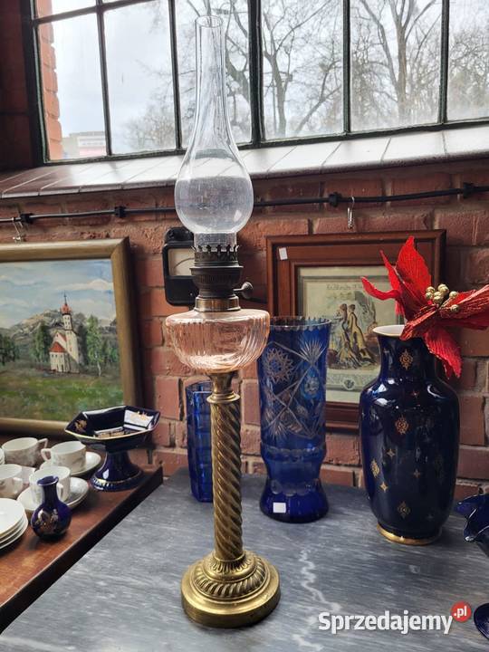 Stara lampa naftowa 3 Antyki Rybnik