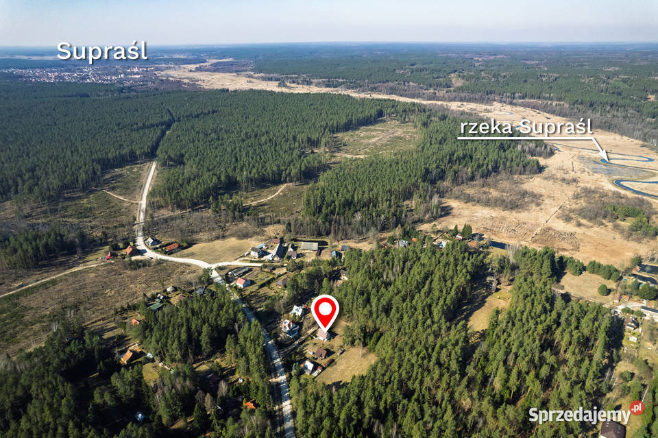 Supraśł gmina Cieliczanka domek w puszczy podlaskie