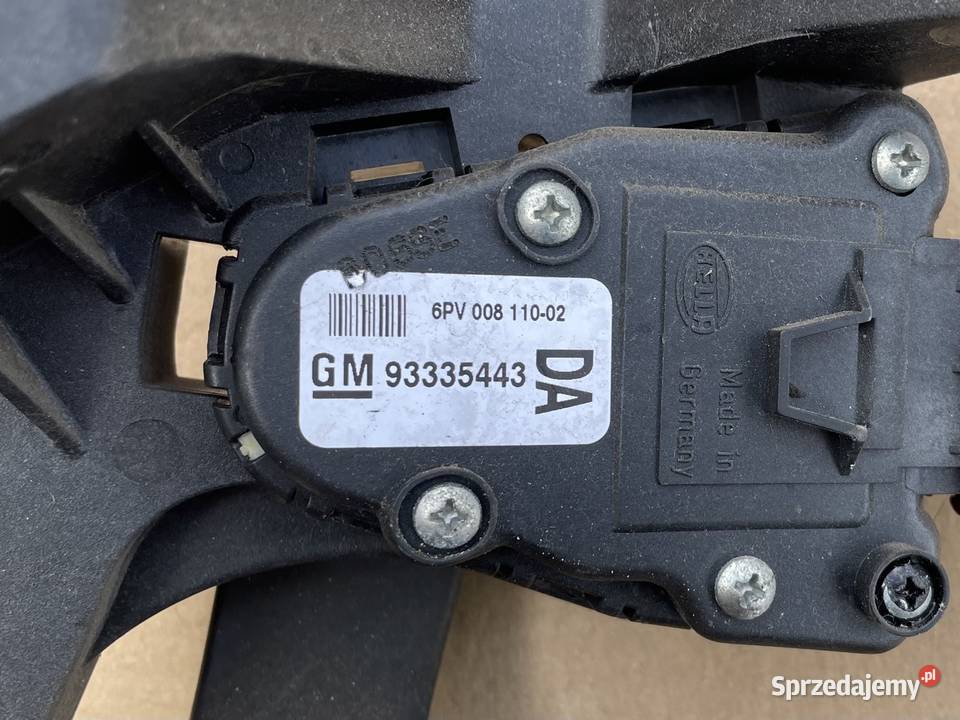 93335443 potencjometr pedal gazu Opel meriva a Szczecin