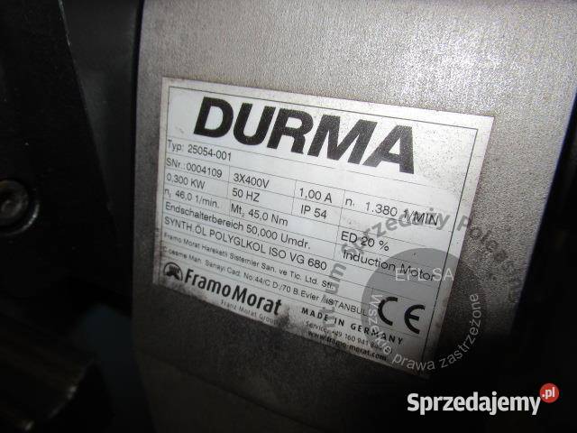 Hydrauliczna prasa krawędziowa DURMA ADS30320 Magnice sprzedam