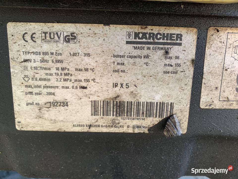 Myjka karcher na gotaca wode pomorskie Solnica
