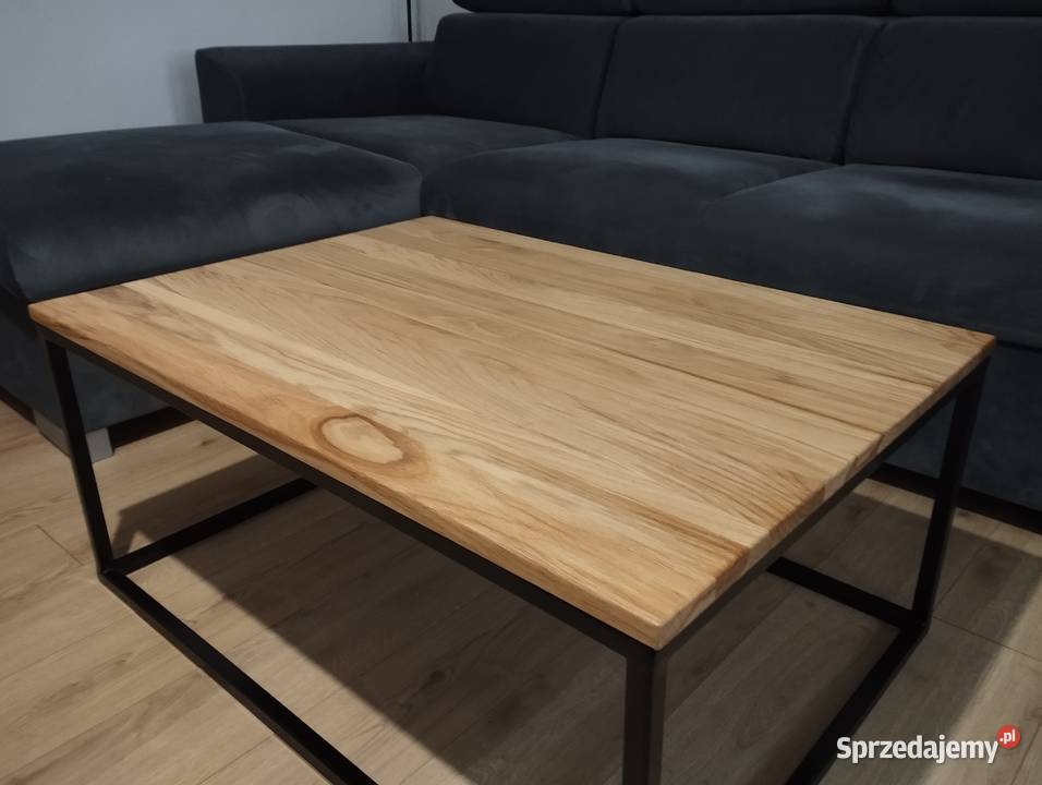 Stolik kawowy dębowy Loft Kluczbork