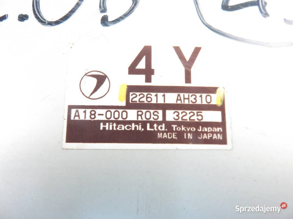 STEROWNIK SUBARU IMPREZA II GG 20 22611AH310