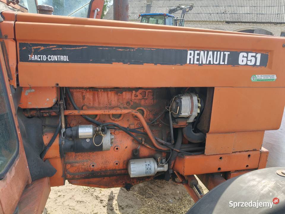 Ciągnik rolniczy renault 651 wspomaganie Rolnictwo