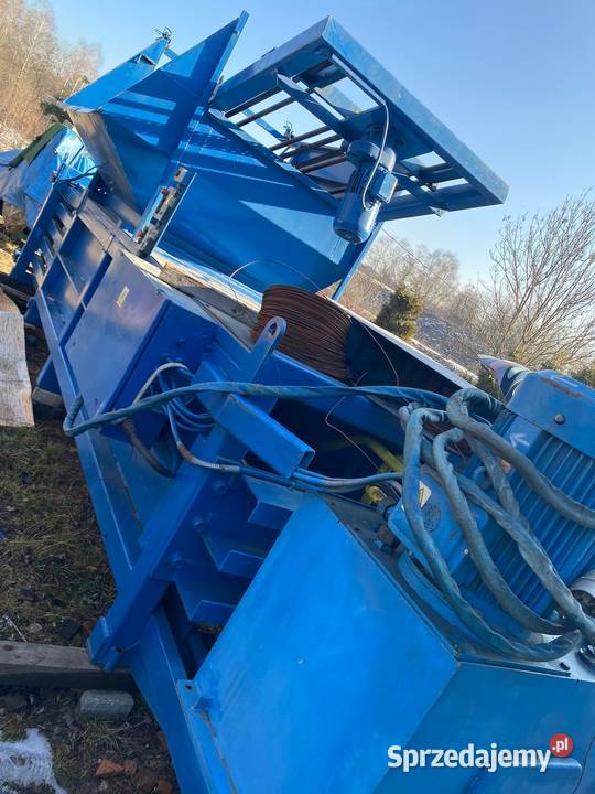 Belownica zgniatarka prasa do śmieci makulatury Magazynowanie Trzebinia