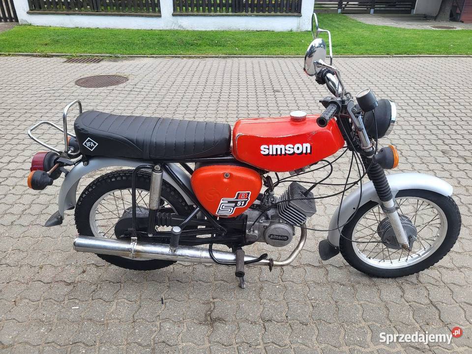 Simson s 51 motorower 222km Mogilno sprzedam