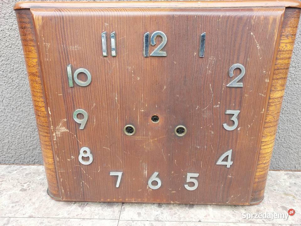 759 Obudowa starego zegara ściennego GB Gustav