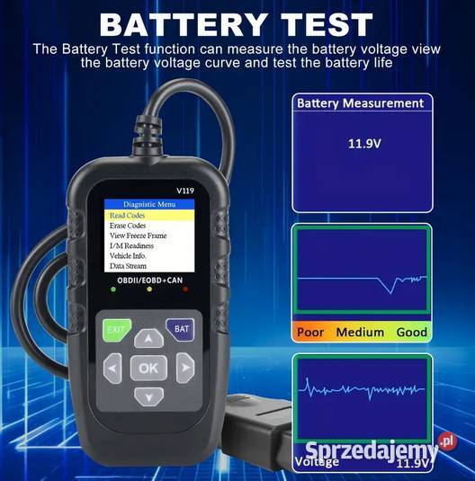 anner samochodowy OBD2 V119 JPOLSKI mazowieckie Warszawa