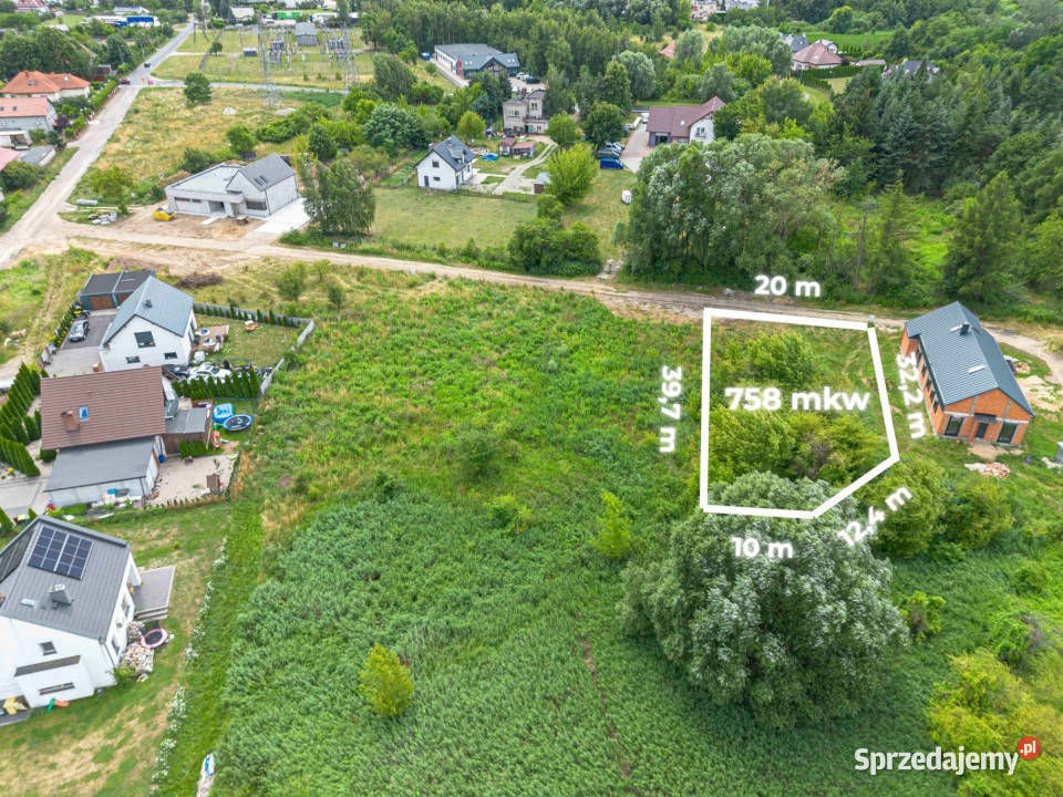 Działka budowlana 758 m Kawiary Gniezno