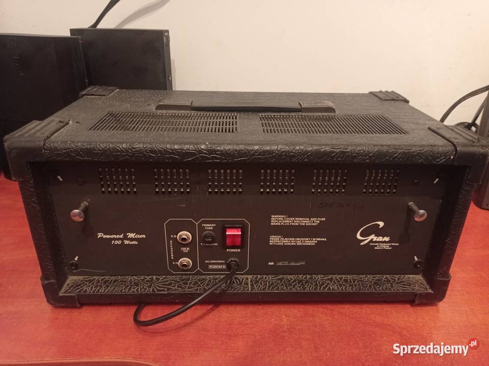 Power mixer Gran E100P2 100watt wielkopolskie Turek sprzedam