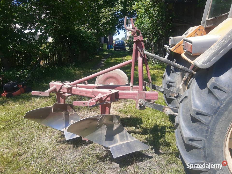 Dwa pługi Pług dwuskibowy Grudziądz z Łask sprzedam