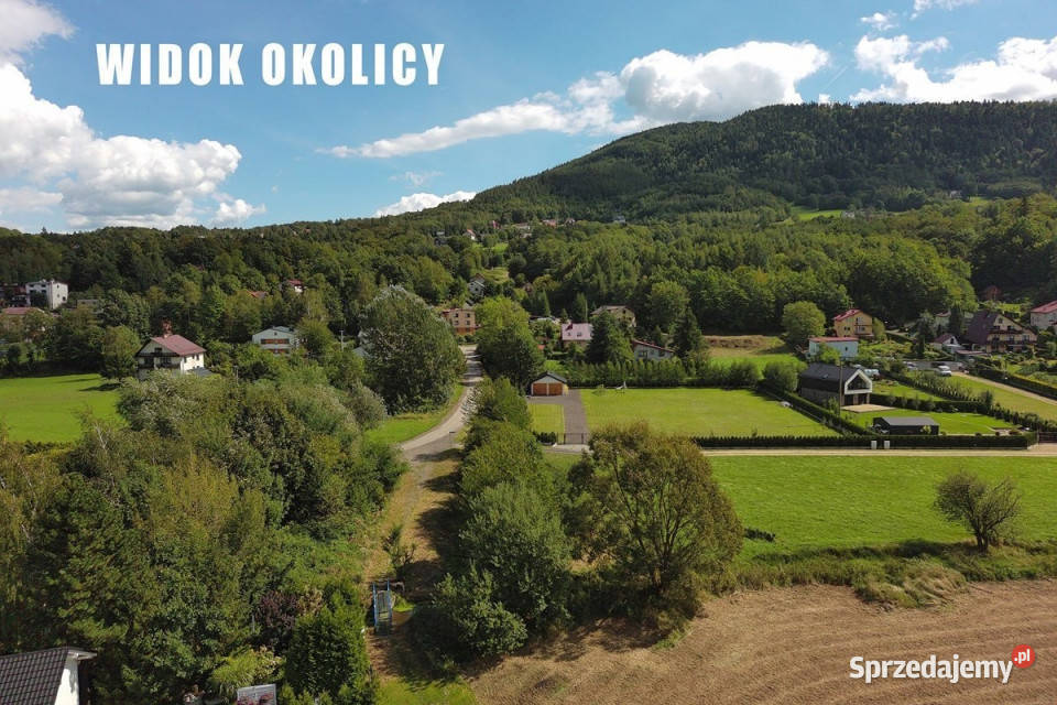 Działka usługowamieszkaniowa ponad 13 arów śląskie Porąbka