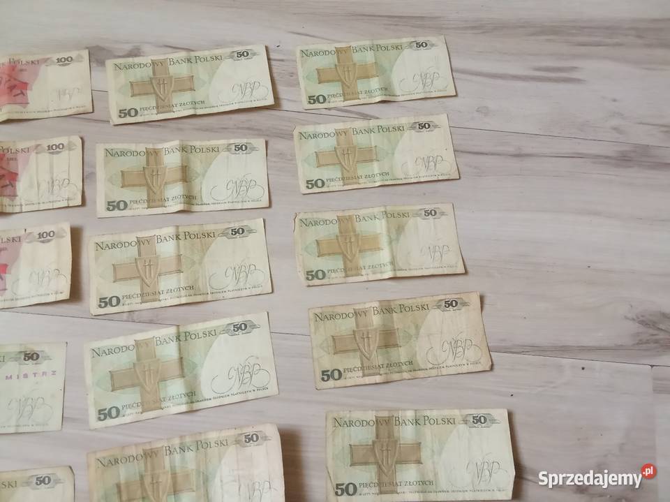 Stare Banknoty Polskie PRL