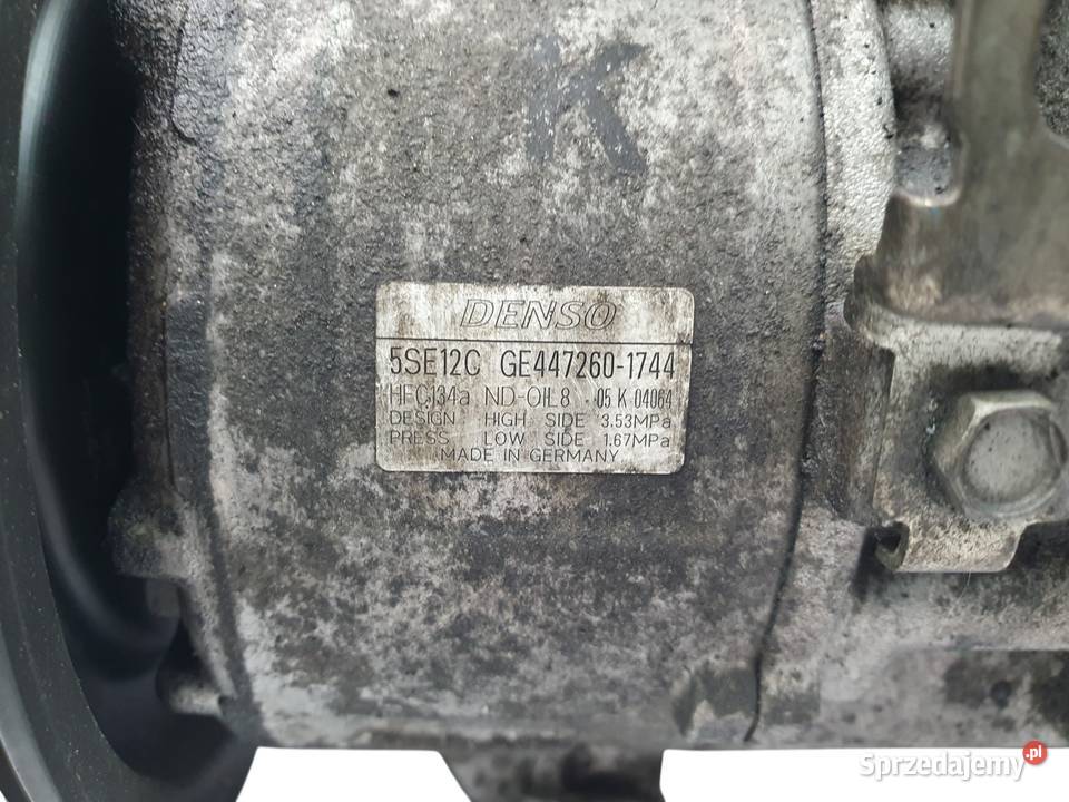 SPRĘŻARKA KLIMATYZACJI KOMPRESOR Toyota Avensis Chełm
