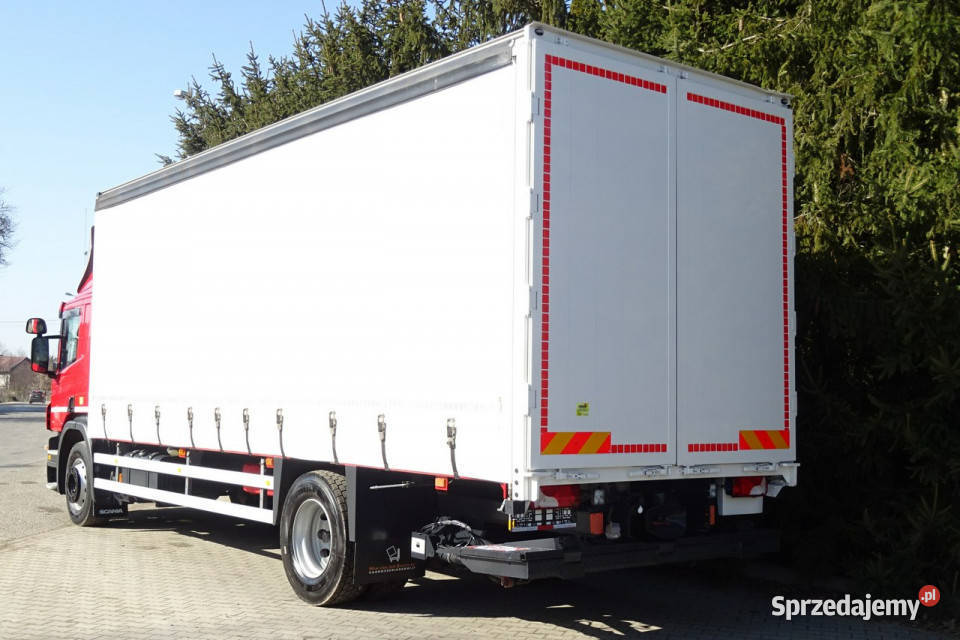 Scania P250 Euro 6 sypialna firanka wys260 winda immobilizer Samochody ciężarowe Góra Kalwaria