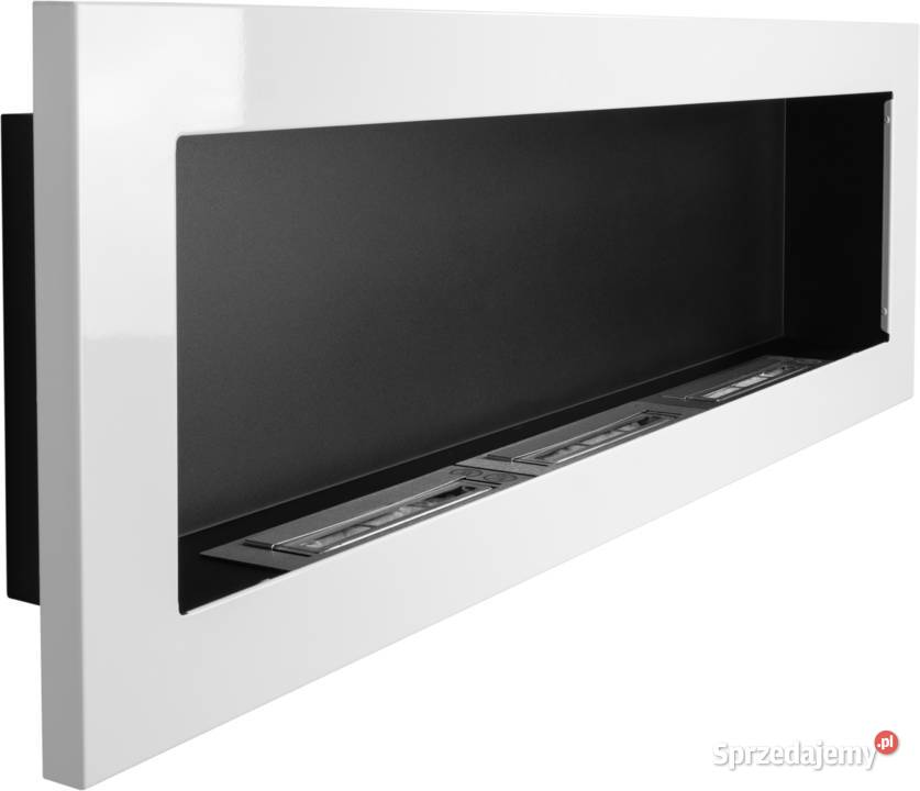 BIOKOMINEK 1200X400 BIALY Biokominek wiszący mazowieckie Warka