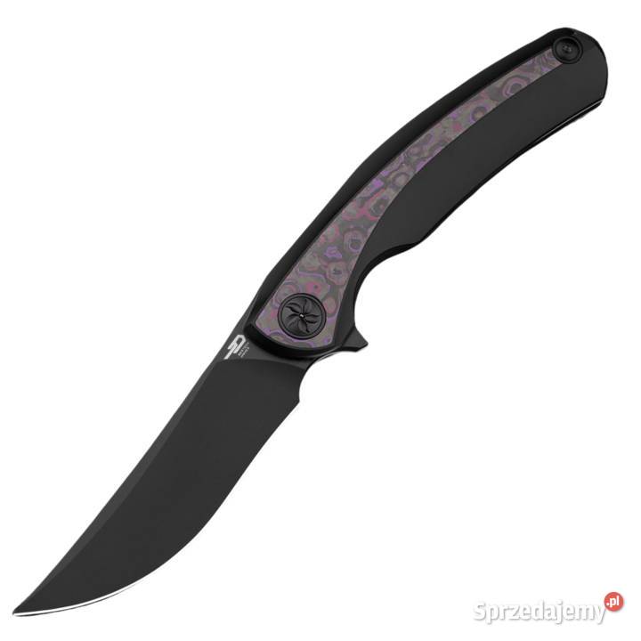 Nóż składany Bestech Sambac Black TitaniumPurple