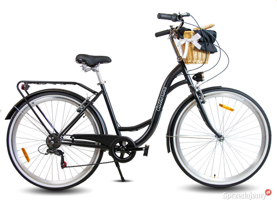 ROWER DAMSKI CZARNY MIEJSKI 28 SHIMANO DAMKA Miejskie małopolskie