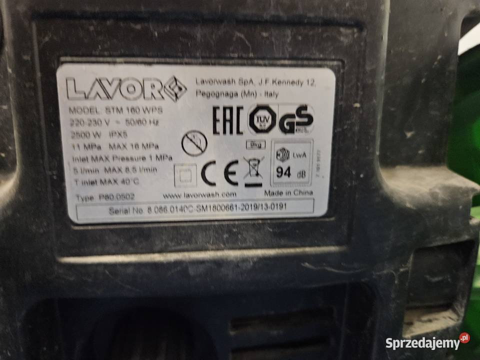 Myjka ciśnieniowa Lavor STM160 160bar dłuugi wąż Myjki ciśnieniowe lubelskie Lublin