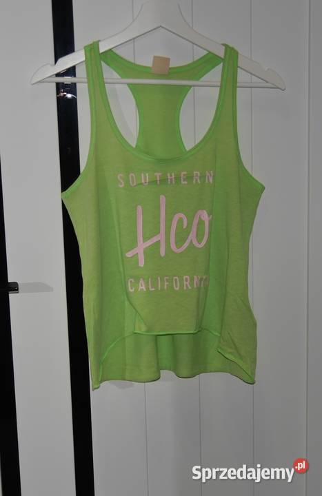 Hollister neonkowa bluzka bokserka 36 S Rozmiar 36(S) Wrocław sprzedam