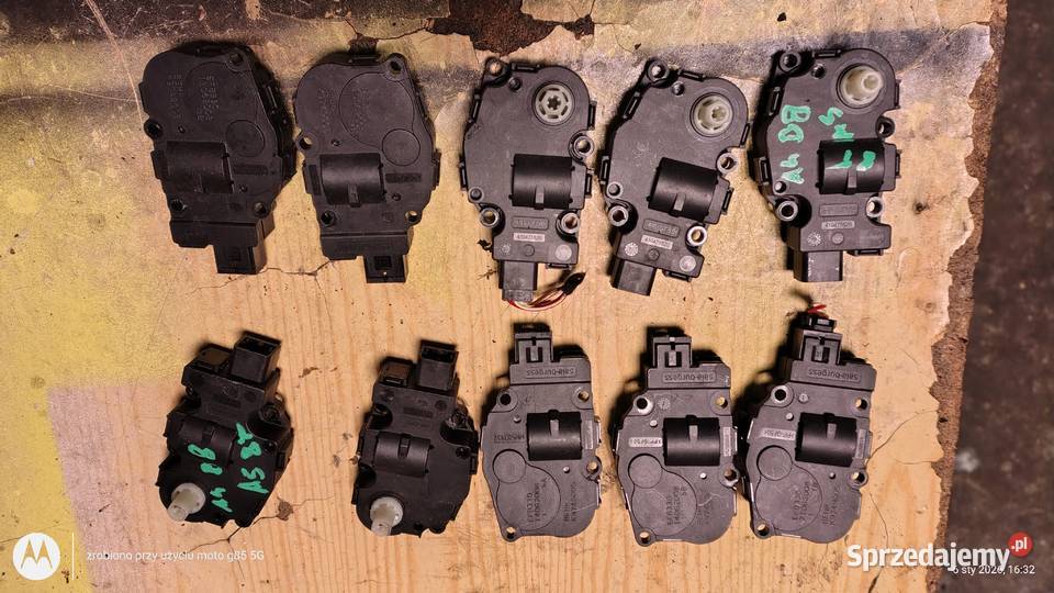 Silniczki regulacji klap nagrzewnicy A4 B8 A5 Rok produkcji 2009 Lubin