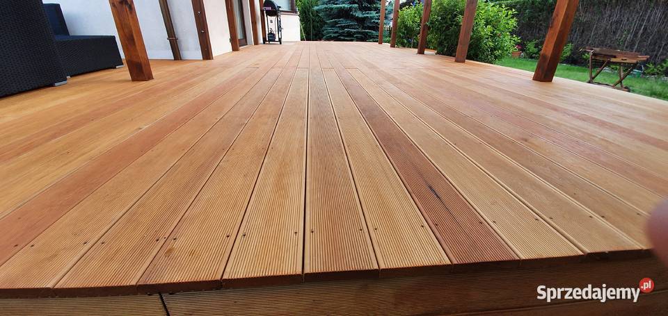 DESKA TARASOWA BEZSĘCZNA podłogowa modrzew Dom i Ogród Poczesna