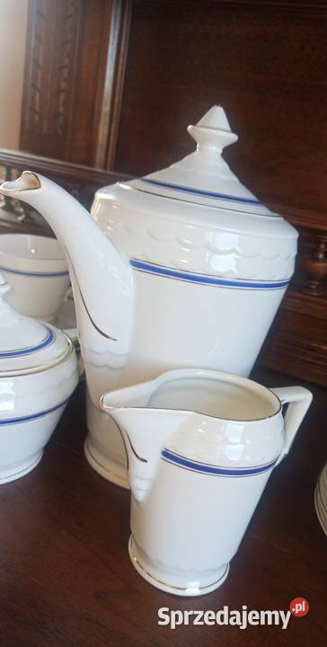 Serwis do kawy na 6 osób C T Tielsh Altwasser Porcelana i szkło Gdańsk