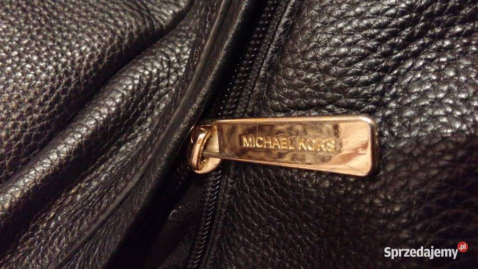 Oryginalny czarny skórzany plecak Michael Kors śląskie Sosnowiec