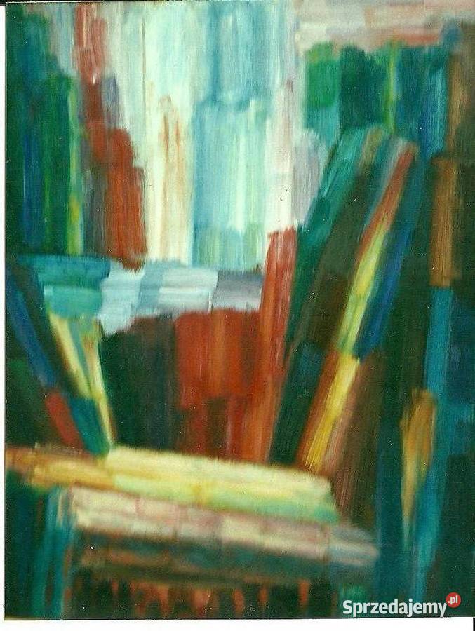 Obrazy oleje Obiekty pejzaże natura Renata mazowieckie