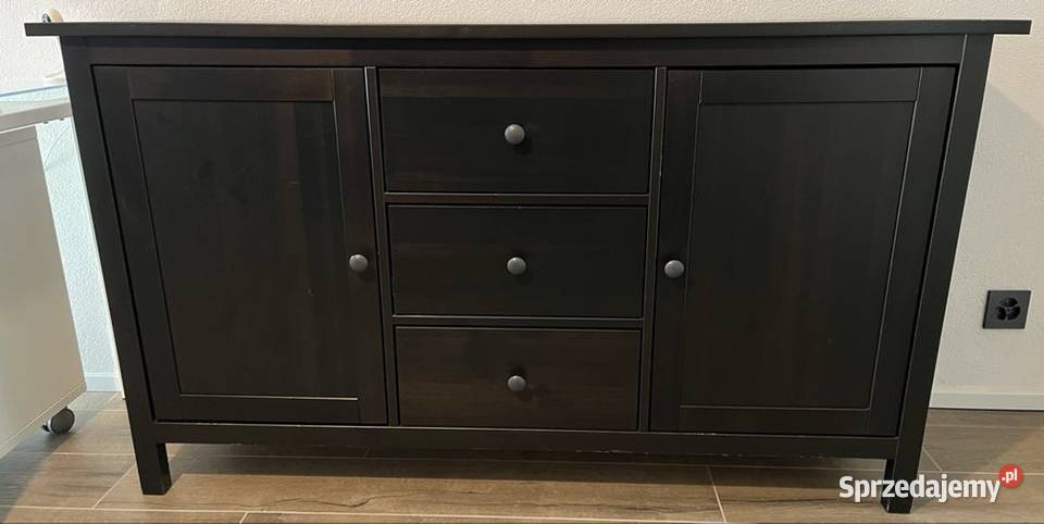 IKEA HEMNES drewno zestaw komoda regał witryna Warszawa