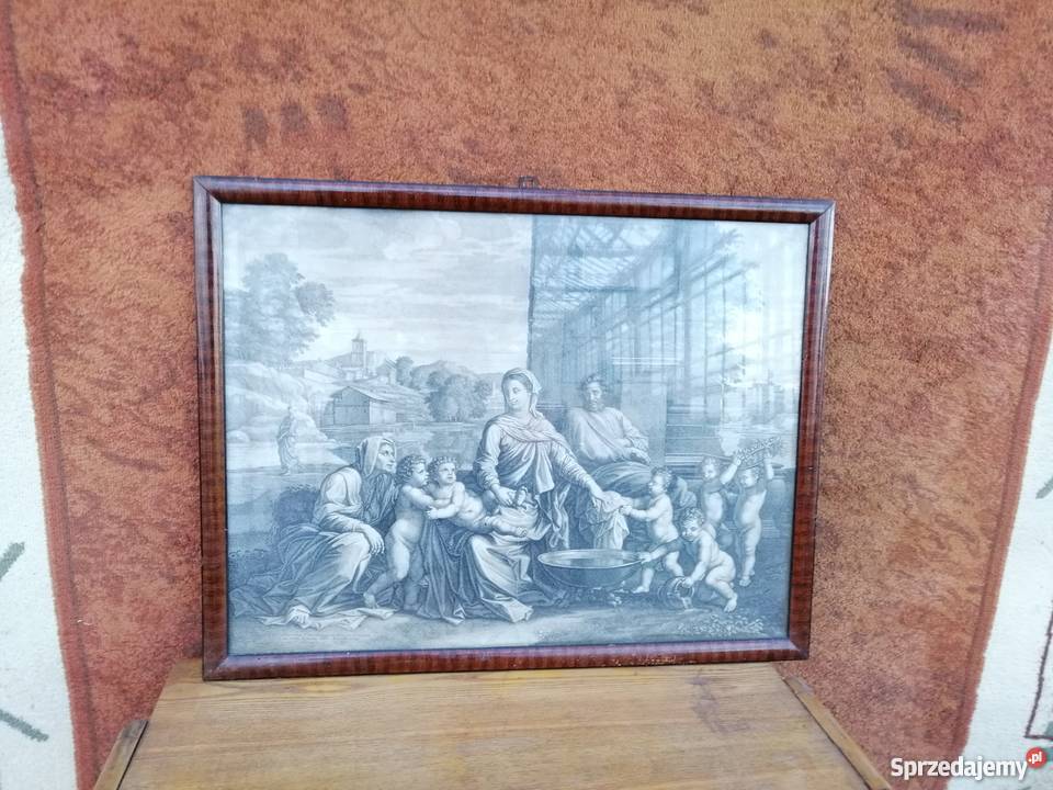 Obraz antyk przedwojenny Antykwariat Pleszew
