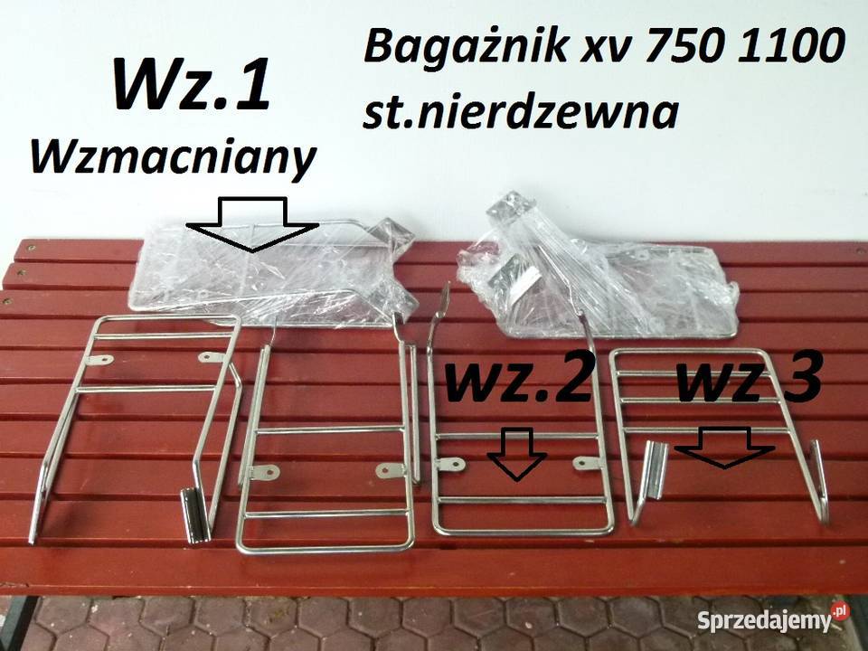 Bagażnik yamaha virago xv 750 xv 1100 podwujnie Radomyśl Wielki