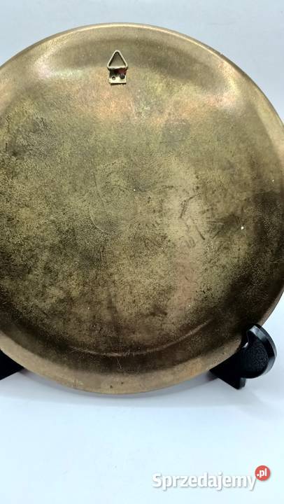 Mosiężny talerz dekoracyjny Cloisonne emalia Zamość sprzedam