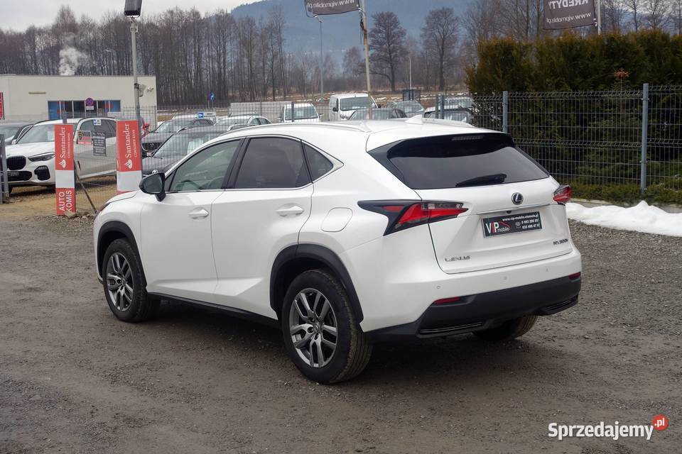 LEXSUS NX 300H 197 4X4 SKÓRA AUTOMAT BIAŁA PERŁA elektryczne lusterka Samochody osobowe Buczkowice