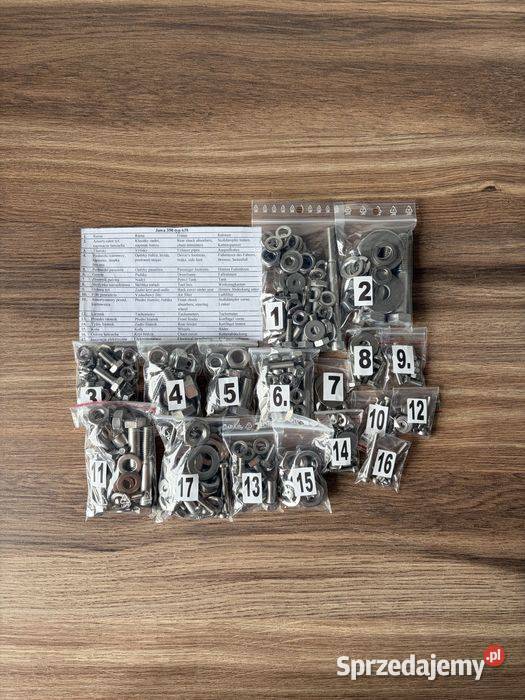 NOWY KOMPLET ŚRUB ŚRUBY NIERDZEWNE JAWA 350 TS Bielsko-Biała