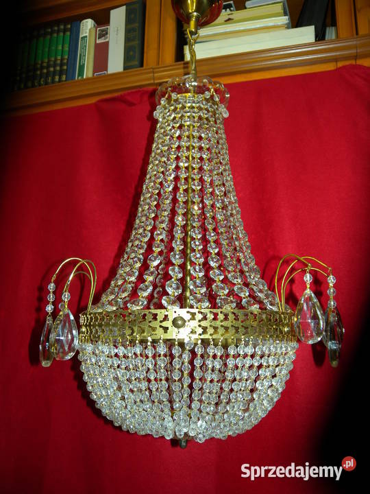 Żyrandol kryształowy Maria Theresa gruszka Katowice