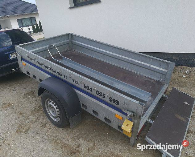 Przyczepa Wiola lekka hamowana wzmocniona Opole