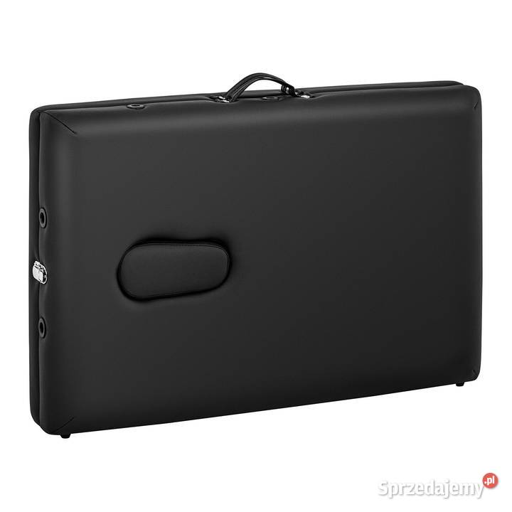 Składane łóżko do masażu leżanka 185 x 60 czarny sprzedam