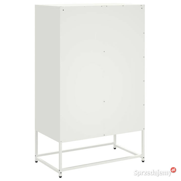 Szafka biała 68x39x1115 stalowa WM846613
