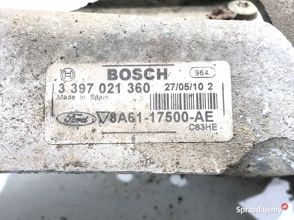 MECHANIZM WYCIERACZEK PRZÓD FORD FIESTA MK7 Wycieraczki i spryskiwacze