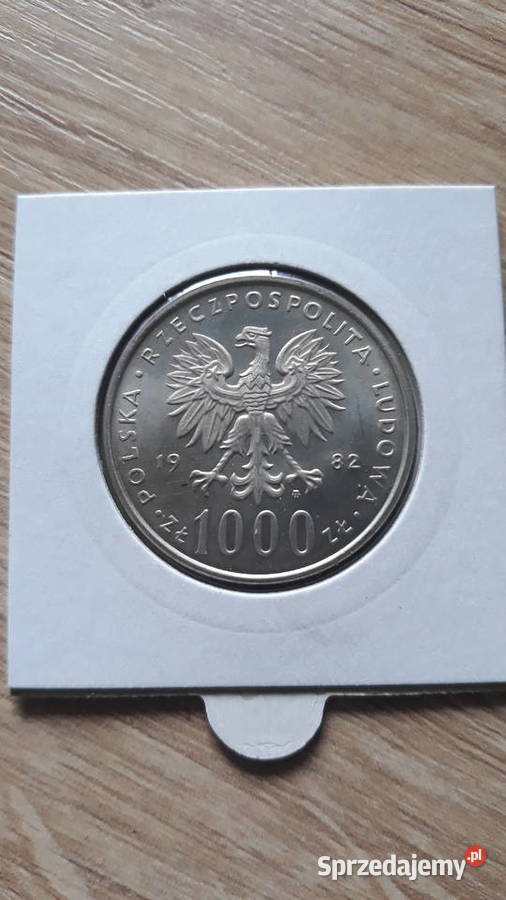 1000 Papież Jan Paweł II 1982 rMennicza 3 Konin sprzedam