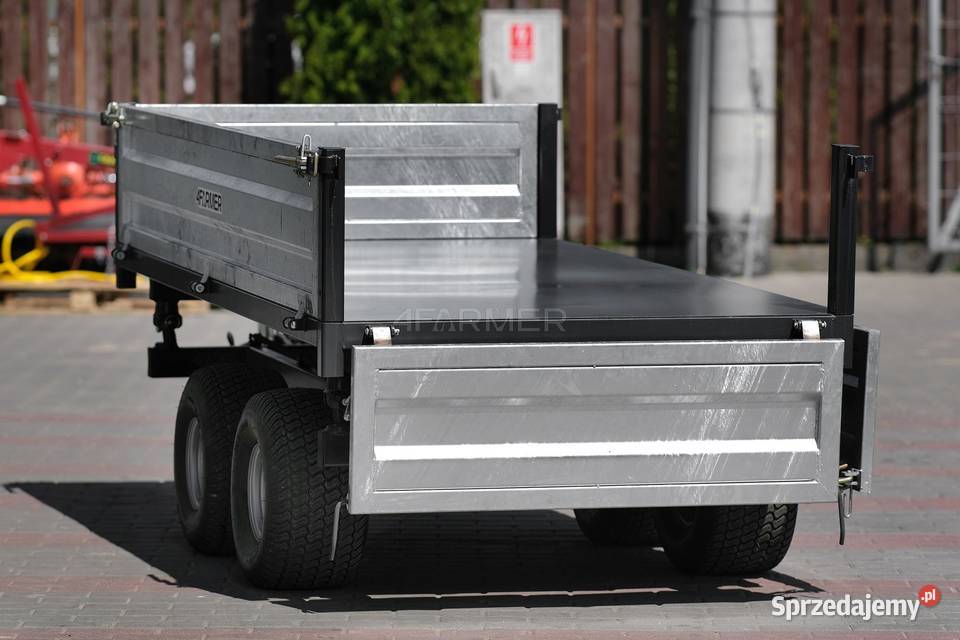 Przyczepa rolnicza dwuosiowa 25T z kiprem