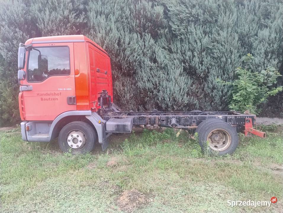 man 8180 krotka rama pod wywrotke Do zabudowy Grabów nad Prosną
