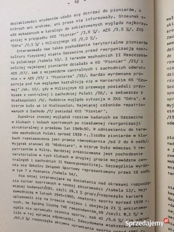 3091 Kultura Fizyczna Ludności Pomorza zachodniopomorskie Szczecin