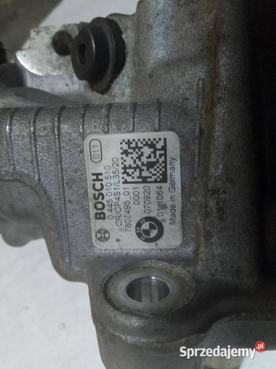 Pompa wtryskowa BMW 20 D 0445010510 Bosch Rok produkcji 2008 Kielce