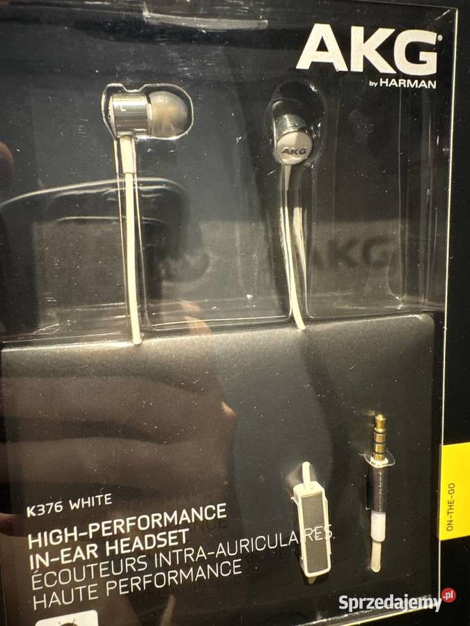 AKG K376 K 376 Słuchawki dokanałowe nowe śląskie Dąbrowa Górnicza