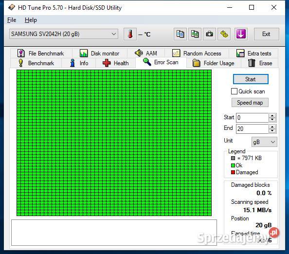 Dysk twardy Samsung SV2042H 20GB IDE ATA66 Retro Kraków